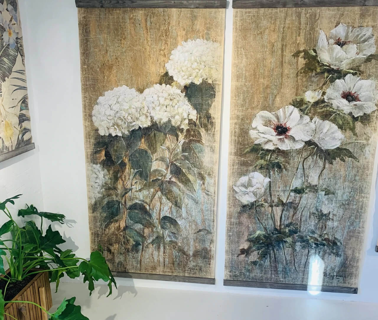 Visju Decor - Bolig, Interior, Design, Shop - Wall Decor, Hortensia og Anemoner