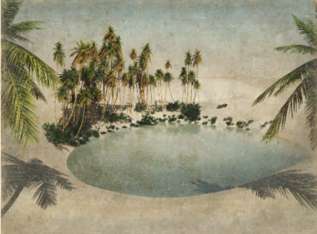 Wall decor - Sahara Watering Hole