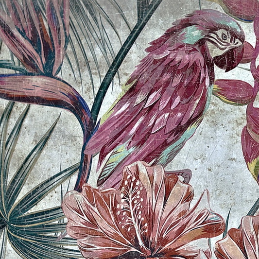 Wall decor - Pink Papegøjer