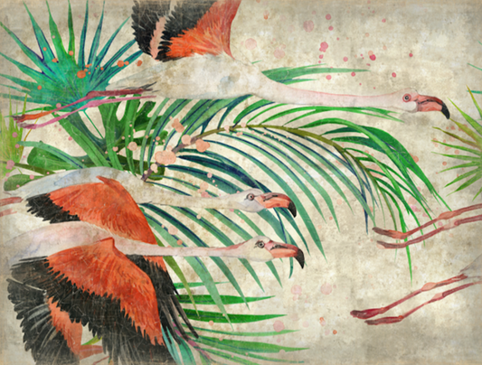 Wall decor - Les Cigognes