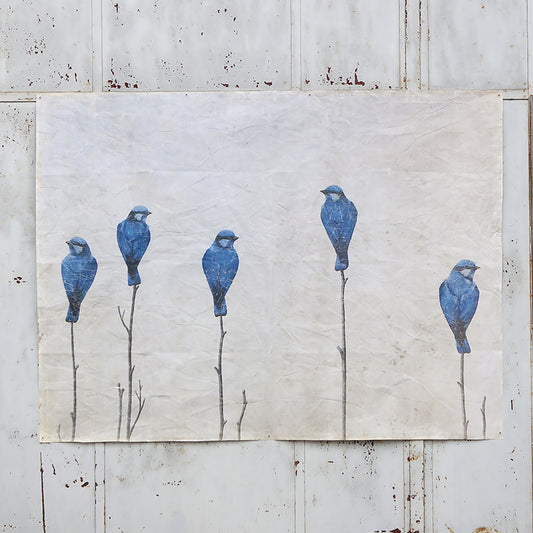 Wall decor - Blue Birds